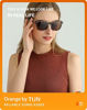 Picture of TIJN Polarized Sunglasses for Women Men Classic Trendy Stylish Sun Glasses 100% UV Protection (Brown)