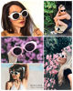 Picture of FEISEDY Candy Oval Retro Acetate Pink Frame Clout Goggles Kurt Cobain Sunglasses B2253