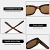 Picture of BUTABY Rectangle Sunglasses for Women Retro Driving Glasses 90s Vintage Fashion Narrow Square Frame UV400 Protection 2 Tortoise