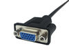 Picture of CERRXIAN 1ft VGA SVGA 15 Pin HD15 Female to Female Gender Changer Adapter Extension Video Monitor Cable for PC Laptop TV Porjectorff