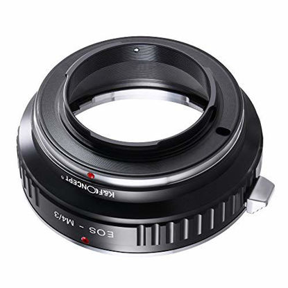Picture of K&F Concept Lens Mount Adapter for Canon EOS EF Mount Lens to M4/3 MFT Olympus Pen and Panasonic Lumix Cameras