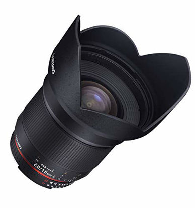 Picture of Samyang SY16M-FX 16mm f/2.0 Aspherical Wide Angle Lens for Fuji X