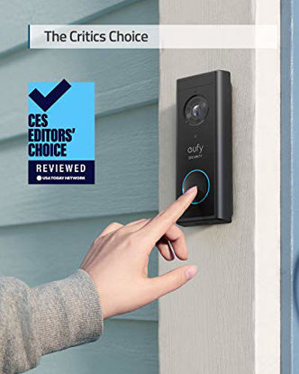 Picture of eufy Security, Wireless Add-on Video Doorbell with 2K Resolution, 2-Way Audio, Simple Self-Installation, HomeBase 1, 2, or E Required