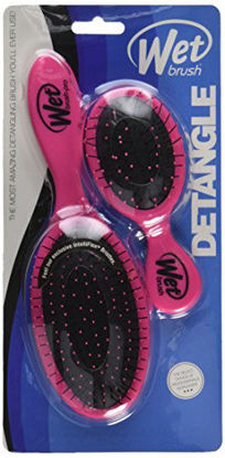 Picture of Wet Brush Detangler and Squirt Hair Brush Combo, Pink
