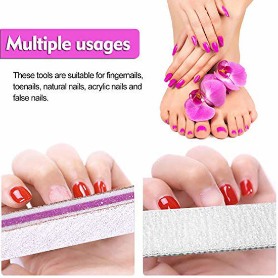 Professional Nail File Six-Sided Polishing Sandpaper Sanding Blocks Board Nail  Buffer 7-in-1 Nail Buffer Manicure Tool for Nail Grooming Styling Nail Care  Manicure Polisher by Casewin (2 Pack) - Walmart.com