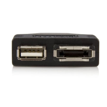 Picture of StarTech Power eSATA to eSATA and USB Adapter - M/F (ESATAUSBBO)