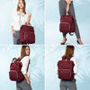 Picture of Laptop Backpack for Women Fashion Travel Bags Business Computer Purse Work Bag with USB Port, Wine Red