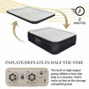 Picture of King Koil Queen Air Mattress with Built-in Pump - Best Inflatable Airbed Queen Size - Elevated Raised Air Mattress Quilt Top 1-Year Manufacturer Guarantee Included