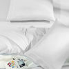 Picture of SONORO KATE Bed Sheet Set Super Soft Microfiber 1800 Thread Count Luxury Egyptian Sheets Fit 18 - 24 Inch Deep Pocket Mattress Wrinkle and Hypoallergenic-6 Piece (White, Queen)