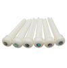 Picture of Blisstime 6 String Acoustic Guitar Bone Bridge Saddle and Nut and 6pcs Guitar Bone Bridge Pins Made of Real Bone