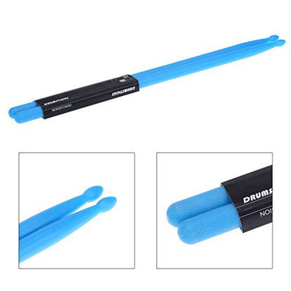 Picture of Andoer Pair of 5A Drumsticks Nylon Stick for Drum Set Lightweight Professional