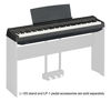 Picture of YAMAHA P125 88-Key Weighted Action Digital Piano With Power Supply And Sustain Pedal, Black
