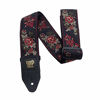Picture of Ernie Ball Red Rose Jacquard Guitar Strap (P04142)