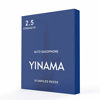 Picture of Yinama Alto Saxophone Reeds for Alto Sax Strength 2.5; Box of 10