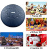 Picture of Yinama Steel Tongue Drum Percussion Instrument 11 Notes 12 inches
