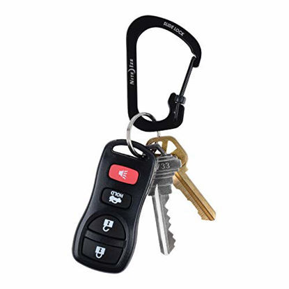Picture of Nite Ize CSL3-01-R6 SlideLock Carabiner, Size #3, Black