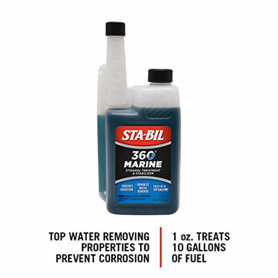 Picture of STA-BIL 360 Marine Ethanol Treatment and Fuel Stabilizer - Prevents Corrosion - Helps Clean Fuel System For Improved In-Season Performance - Treats Up To 320 Gallons, 32 fl. oz. (22240)
