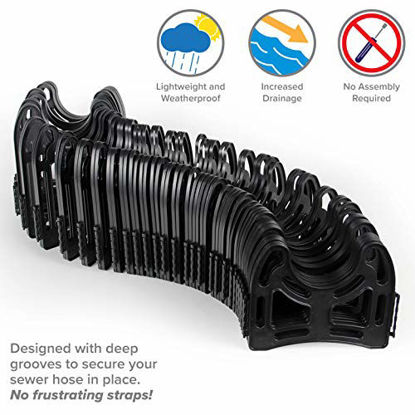 Picture of Camco 30 Foot 43061 Sidewinder Plastic Sewer Hose Support 30 ft