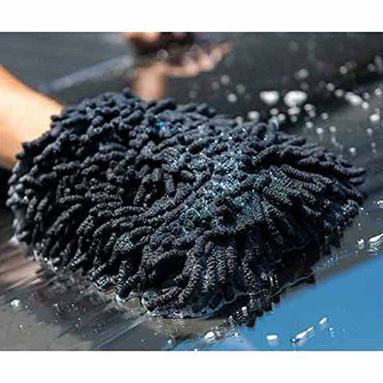 Picture of Chemical Guys MIC498 Black Microfiber Wash Mitt, 1 Pack