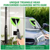 Picture of XINDELL Windshield Cleaner -Microfiber Car Window Cleaning Tool with Extendable Handle and Washable Reusable Cloth Pad Head Auto Interior Exterior Glass Wiper Car Glass Cleaner Kit (Extendable)