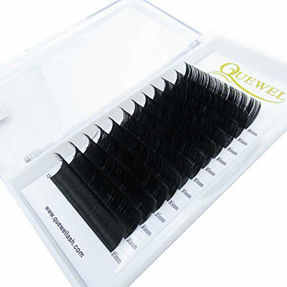 Picture of Eyelash Extension Supplies 0.15 D Curl Length 16mm Best Soft |Optinal Thickness 0.03/0.05/0.07/0.10/0.15/0.20 C/D Curl Single 6-18mm Mix 8-14mm|