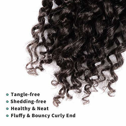 Picture of 7 Packs Passion Twist Hair Water Wave Crochet Braids for Passion Twist Synthetic Crochet Hair Passion Twist Braiding Hair Extensions (18'' 7Packs, 2#)