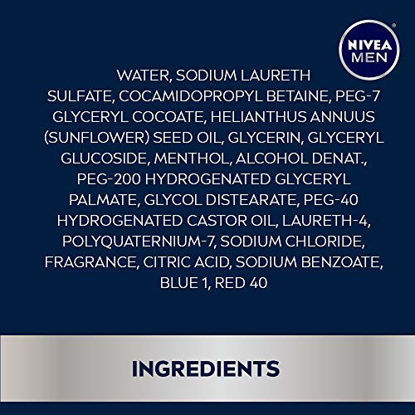 Picture of Nivea Men Cool 3-in-1 Body Wash, 16.9 Fl. Oz (Pack of 3)