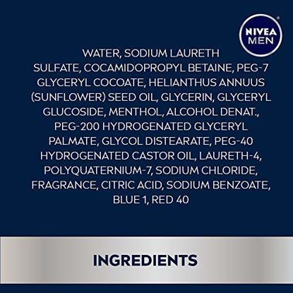 Picture of Nivea Men Cool 3-in-1 Body Wash, 16.9 Fl. Oz (Pack of 3)