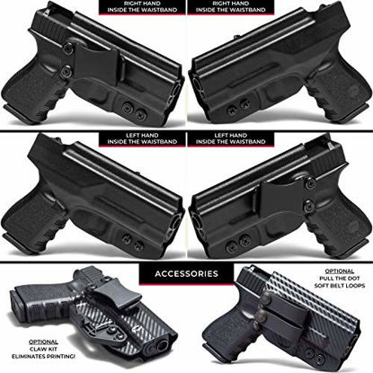 Picture of Concealment Express IWB KYDEX Holster fits Walther PPQ M1/M2 4.0 | Right | Black