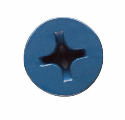 Picture of CONFAST 1/4" x 2-1/4" Flat Phillips Concrete Screw Anchor with Drill Bit for Anchoring to Masonry, Block or Brick (100 per Box)