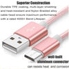 Picture of [3 pack] Charge Sync Data Micro USB Cable for Kindle, 5FT Fast High Speed USB 2.0 A Male to Micro B for Amazon Kindle Fire, HD, HDX,Kindle Paperwhite Voyage Oasis Tap Fire Phone Xbox One-blue+gold