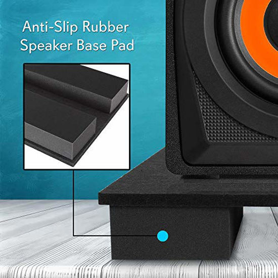 GetUSCart Sound Dampening Speaker Riser Foam Audio Acoustic Noise Isolation Platform Pads
