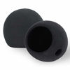 Picture of YOUSHARES Blue Snowball Pop Filter - Customizing Microphone Windscreen Foam Cover for Improve Blue Snowball iCE Mic Audio Quality (Black)