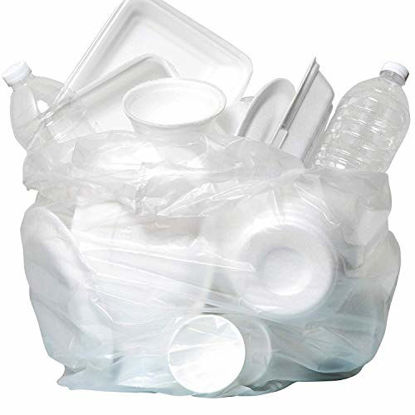 Picture of Aluf Plastics-SCR-243306C 12-16 Gallon Trash Bags - (Commercial 1000 Pack) - Source Reduction Series Value High Density 6 Micron Gauge (equiv) - Intended for Home, Office, Bathroom, Paper, Styrofoam