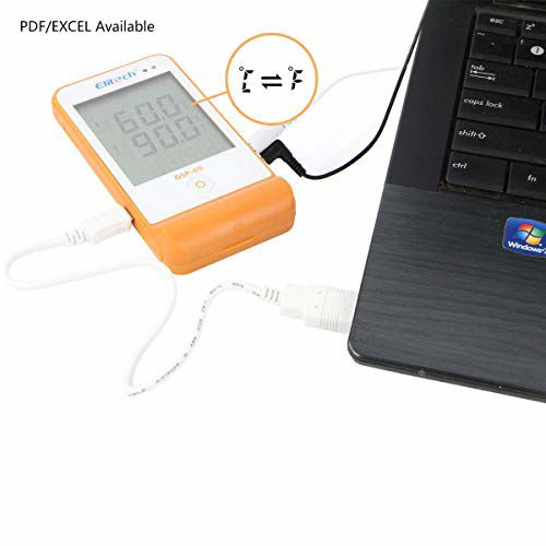GetUSCart Elitech GSP6G Temperature and Humidity Data Logger with