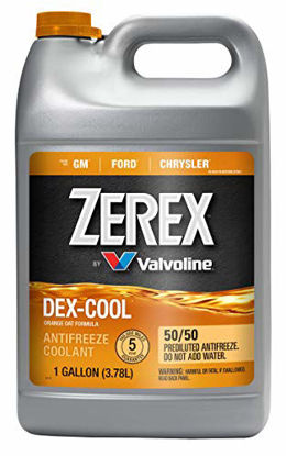 Picture of Zerex DEX-Cool Organic Acid Technology 50/50 Prediluted Ready-to-Use Antifreeze/Coolant 1 GA, Case of 6
