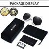 Picture of Joopin Oversized Polarized Sunglasses for Women, Ladies Vintage Thick Big Frame Sun Glasses Shades for Women (White)
