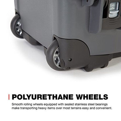 Picture of Nanuk 935 Waterproof Carry-On Hard Case with Wheels and Padded Divider - Graphite