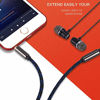 Picture of 3.5mm AUX Extension Cable 20 ft,Ruaeoda Double Shielded Headphone Auxiliary Extension Cable 3.5 mm Male to 3.5 mm Female Stereo Audio Extension Cable 20 Foot Braided 1/8 Long AUX Extension Cord