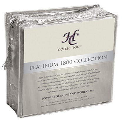 Picture of Hotel Luxury Bed Sheets Set 1800 Series Platinum Collection Softest Bedding, Deep Pocket,Wrinkle & Fade Resistant (Cal King,Gray)