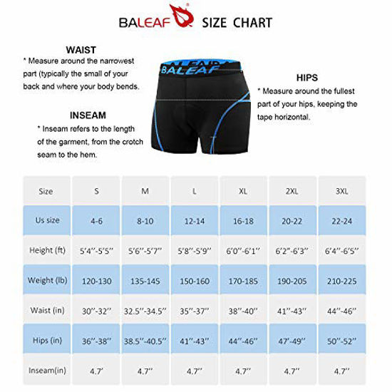 GetUSCart- BALEAF Men's Bike Cycling Underwear Shorts 3D Padded