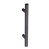 Picture of AmazonBasics Euro Bar Cabinet Handle (1/2-inch Diameter), 6.38-inch Length (4-inch Hole Center), Oil Rubbed Bronze, 10-Pack