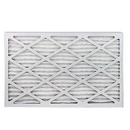 Picture of FilterBuy 12.5x21x1 MERV 8 Pleated AC Furnace Air Filter, (Pack of 2 Filters), 12.5x21x1 - Silver