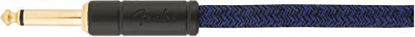 Picture of Fender Festival Hemp Instrument Cable - 10' Straight-Angle, Blue Dream