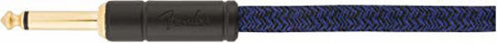 Picture of Fender Festival Hemp Instrument Cable - 10' Straight-Angle, Blue Dream