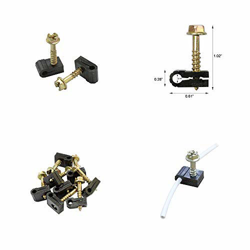 GetUSCart STEREN Coaxial Cable Clips Cable Holder Wire Clips