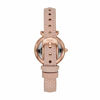 Picture of Fossil Women's Carlie Mini Quartz Leather Three-Hand Watch, Color: Pink (Model: ES4699)