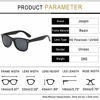 Picture of Joopin Unisex Polarized Sunglasses Men Women Retro Designer Sun Glasses (Gloss Black)