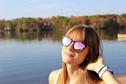 Picture of Polarized Mirrored Sunglasses for Women by Eye Love with Uv Protection (Pink Mirror)