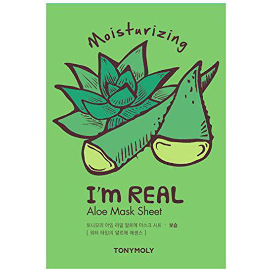Picture of TONYMOLY I'm Real Aloe Sheet Mask, 10 Count